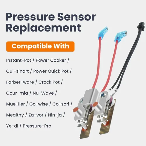 Miniatura 5 de Sensor de presión de 2 piezas para olla permanente, sensor de olla a presión o interruptor compatible con Cuisi-Nart Farber-Ware Gour-mia