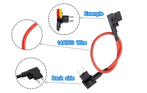 Miniatura 5 de TIPM Cable de derivación, adaptador de fusible, portafusibles, cable de derivación de relé de bomba de combustible para reparación compatible