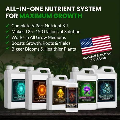 Miniatura 4 de Humboldts Secret Paquete de kit de iniciación Fertilizante para plantas de interior y exterior y nutrientes hidropónicos Base A y B, calMag