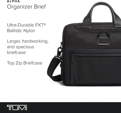 Miniatura 5 de TUMI - Alpha Organizer Brief - Laptop Briefcase for Commute or Travel - Fits Up to 15" Laptop - Removable Shoulder Strap