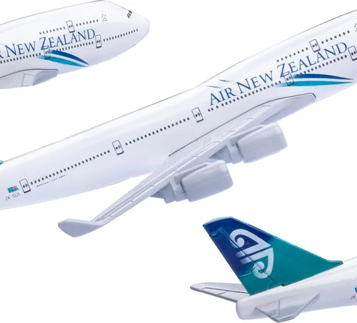 Miniatura 4 de Modelo a escala 1:400 Nueva Zelanda B747 Modelo de avión Diecast Aviones Modelo Modelo de avión para regalo