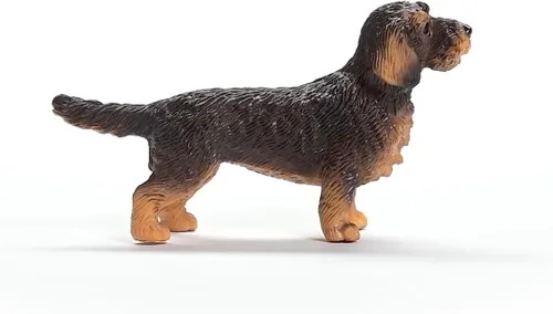 Miniatura 4 de Schleich Farm World - Figura de juguete de perro salchicha con pelo de alambre de animales de granja, para niños a partir de 3 años