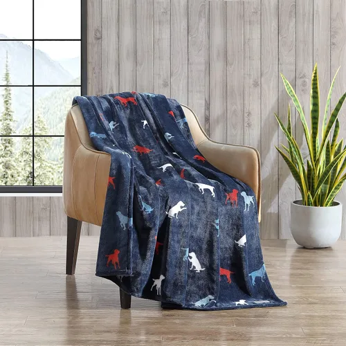 Miniatura 27 de Eddie Bauer - Manta, Forro Polar Cepillado y Ropa de Cama Sherpa Suave, Manta para Sofá y Cama (Gris Tono Alce, 50" x 60")