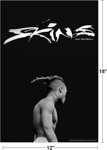 Miniatura 3 de XXXtentacion Skins Arte de Portada del Álbum Mercancía 17 XXX Bad Vibes Forever Trap Music Aesthetic Cool Arte de Pared Póster Impreso 12x18 pulgadas