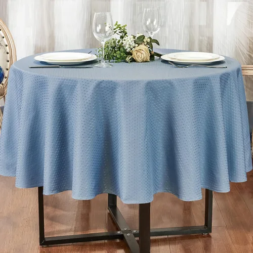 Miniatura 23 de Mantel rectangular de poliéster impermeable, resistente a las arrugas, lavable, mantel de tela diseño Jacquard