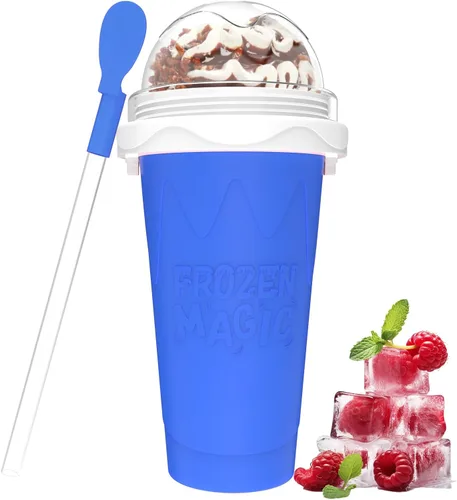 Miniatura 9 de Taza de Fabricante de Granizado, Tazas de Fabricante de Granizado DIY, Taza de Granizado Portátil para Jugos, Leche y Helado, Taza de Granizado