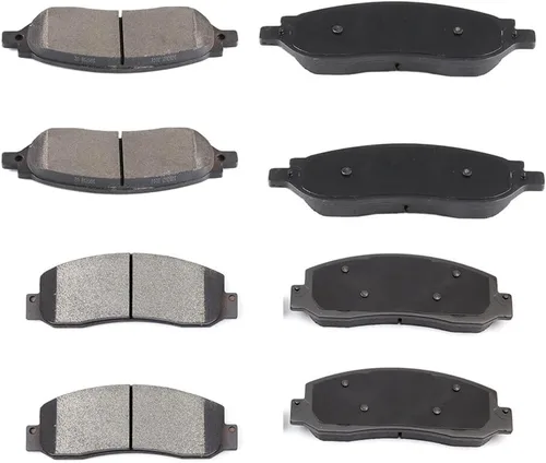 Miniatura 10 de CCIyu Juego de pastillas de freno de cerámica delanteras y traseras D882/D883 para Buick Rainier (2004-2005), Chevrolet SSR (2003-2005), Chevrolet