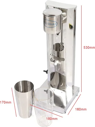 Miniatura 6 de Máquina comercial de batido de una sola cabeza, mezclador de bebidas de acero inoxidable, 110 V, 18000 RMP, máquina de helados, exprimidores