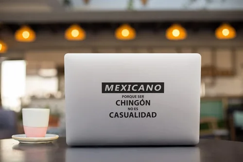 Miniatura 2 de Adhesivo adhesivo de México para coches Stiker para Carro, Troca Camioneta, Graciosa Mexicano Porque Ser Chingon no ES Casualidad