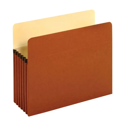 Pendaflex Bolsillos de archivo expandibles, tamaño carta, expansión de 5.25", reforzados con material DuPont™ Tyvek®, tamaño carta, Redrope, 10 por