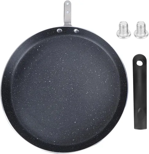 Miniatura 2 de Yosoo Sartén antiadherente, utensilios de cocina de aleación de aluminio de calentamiento rápido con mango a prueba de calor para desayuno