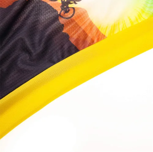 Miniatura 6 de Camisetas de ciclismo para hombre, camiseta de ciclismo de montaña, manga corta, transpirable, camisetas de ciclismo de secado rápido