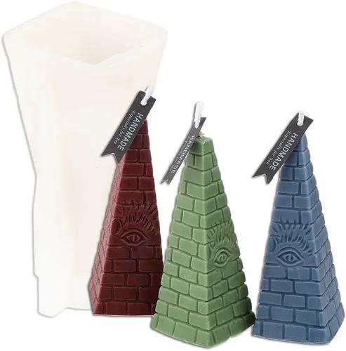 Miniatura 2 de Tone Fun Moldes de silicona con forma de torre Eiffel para hacer velas, resina, velas de aromaterapia, jabón de cera hecho a mano, decoración