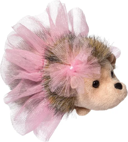 Douglas Erizo de remolino rosa en tutú de peluche
