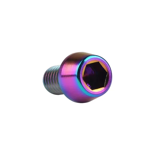 Miniatura 4 de Titanio Ti M6 x 10 16 18 20 25 30 35 40 45 50 55 60 2.559 in Allen - Tornillos hexagonales de 2.559 in, tornillos cónicos, paquete de 4