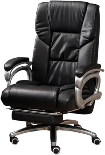 Miniatura 8 de Big and Tall Office Chair Leather Executive Heavy Duty Ergonomic Computer Desk Chair with Adjustable Lumbar Support Headrest and Footrest High Back