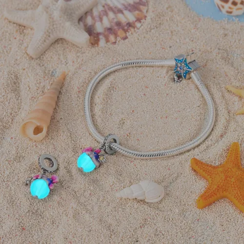 Miniatura 71 de Hapour Dijes de plata de ley 925 para pulseras, collar, joyería europea, colgante de cuentas para mujeres y madres