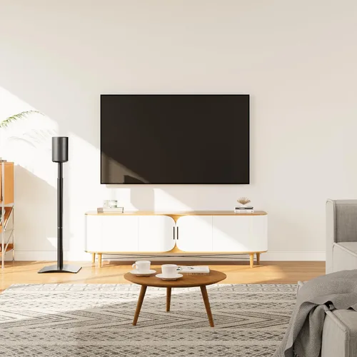 Miniatura 7 de Mounting Dream Soporte de altavoz para Sonos Era 100, One, One SL, Play:1, altura ajustable 32.5 "- 42", soporte de altavoz de sonido envolvente
