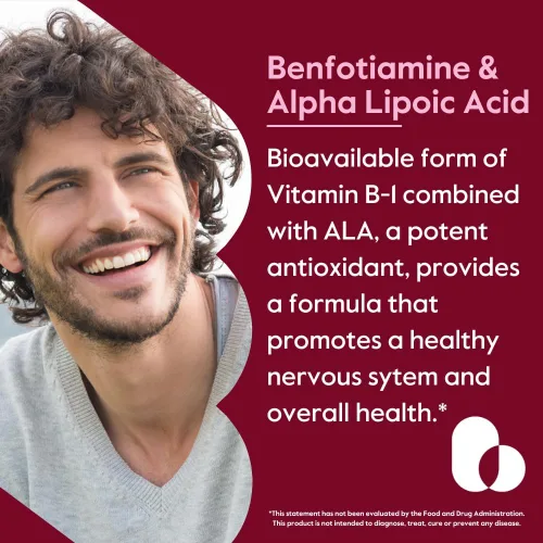 Miniatura 2 de BESTVITE Benfotiamina 150mg / Ácido alfa lipoico 300 mg (120 cápsulas vegetarianas) – Sin estearatos – Vegano – Sin gluten – Sin OMG