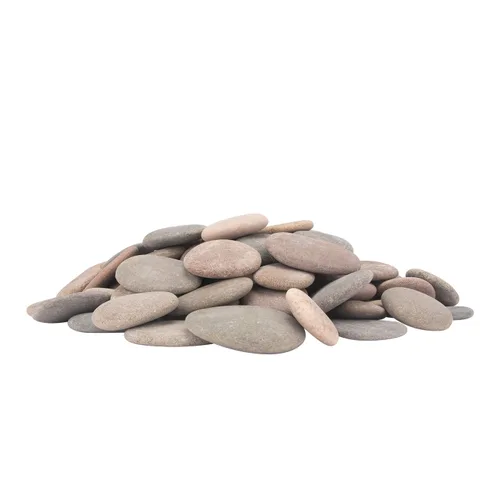 Miniatura 8 de Aproximadamente 100 piezas de rocas para pintar, 2.2"-3.5", planas, suaves - de río, para manualidades, piedras de bricolaje DIY, 18 libras