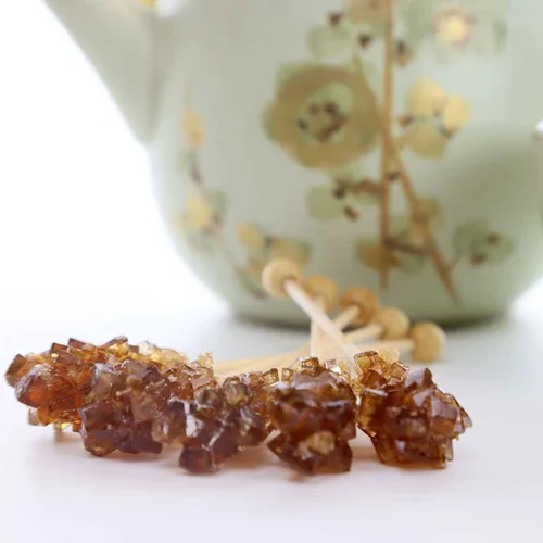 Miniatura 7 de Palitos de azúcar morena envueltos individualmente, perfectos para té de café y bebidas, palitos de barista y cristales de caramelo de roca, 25