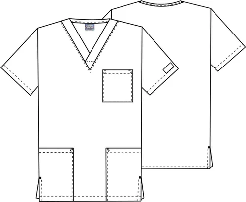 Miniatura 4 de Cherokee Big and Tall Originals Unisex V-Neck Scrubs Top