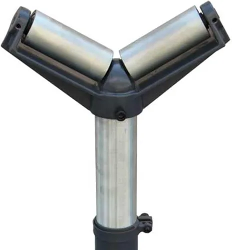 Miniatura 7 de KAKA INDUSTRIAL RV-1100 Soportes y soportes, soporte de tubería con cabezal en V, súper resistente, ajustable, de 24 pulgadas a 43 pulgadas de alto