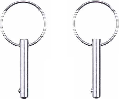 Thorn Ring Grip Quick Release Pins, 316 Stainless Steel Bimini Top Pin,1/4 inch Diameter,Overall Length 1 1/2 inch, Usable Length 1 inch,Boat Marine