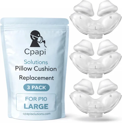 Miniatura 8 de Repuesto CPAP para almohada nasal AirFit P10 mediana y grande diseñada para almohada nasal CPAP, sellado suave y seguro para reducir los puntos