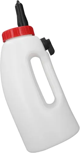 Miniatura 9 de Jiawu Biberón de ternero, biberón de leche de ternero de 4 litros, biberón de lactancia Biberón de leche de ternero Botella alimentadora de leche