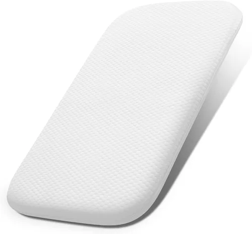 Miniatura 12 de Lisara Colchón para Moisés de Bebé, 30 x 18 pulgadas, Colchón de Espuma Viscoelástica de Gel de Doble Cara para Moisés con Cubierta Impermeable