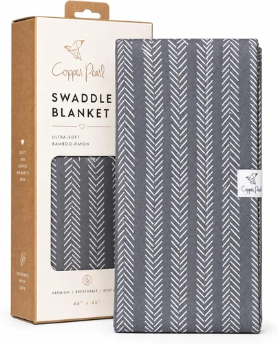 Miniatura 99 de Copper Pearl Manta de punto grande de alta calidad para bebé