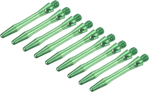 Miniatura 8 de PATIKIL Eje de dardo, rosca mediana 2BA de aluminio Dart Tallos de dardo Accesorios de lanzamiento de montaje para punta de acero Latón
