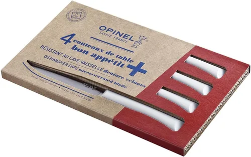 Miniatura 2 de Opinel Bon Appetit+ Juego de 4 cuchillos dentados aptos para lavavajillas - Cloud