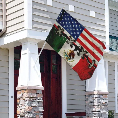 Miniatura 4 de FLAGWIX Banderas mexicanas – Bandera estadounidense LHA758F, bandera de casa (29.5 x 39.5 pulgadas) – Banderas de jardín de casa de Estados Unidos