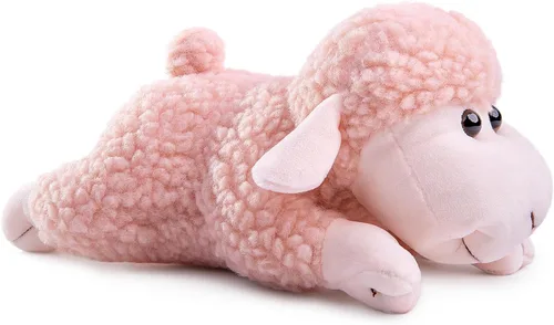 Miniatura 13 de Peluche de cordero de oveja, suave y lindo juguete de peluche de cordero negro, juguetes de peluche de ovejas para niños, regalos para niños