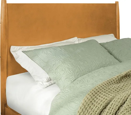 Miniatura 10 de Crosley Furniture Landon - Juego de cama de madera, bellota, tamaño Queen