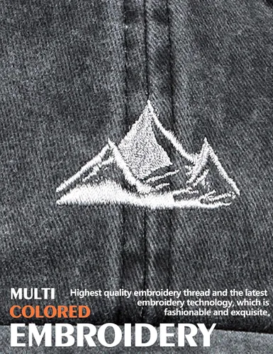Miniatura 4 de DASMINI Gorra de béisbol unisex para papá, diseño de algodón suave lavado, sin estructura, para exteriores, para montaña