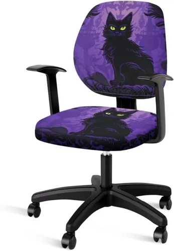 Miniatura 23 de Office Chair Covers with Arms Trendy American Flag Lightweight Computer Chair Slipcover Set of 2 Elastic Fabric Furniture Protector for Swivel