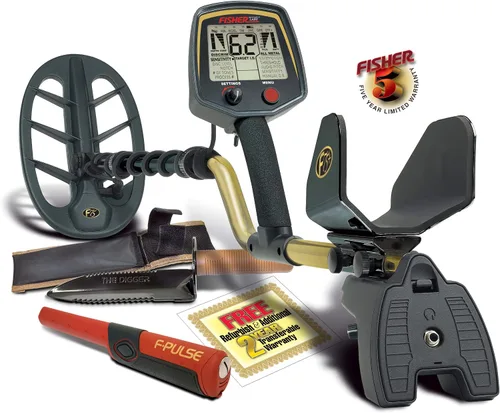 Fisher Labs F75+ Paquete de detector de metales, dorado