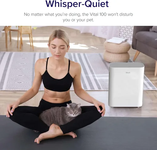 Miniatura 8 de LEVOIT Purificador de aire para el hogar y dormitorio, limpiador silencioso con prefiltro lavable para alergias, humo, polvo, polen, AHAM