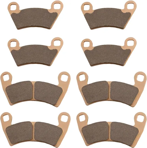 Pastillas de freno para Polaris RZR XP 900/4 800 EFI/Ranger XP 900/Ranger 500/570/700/800/900 Ranger Crew 500, 8 pastillas de freno delanteras y
