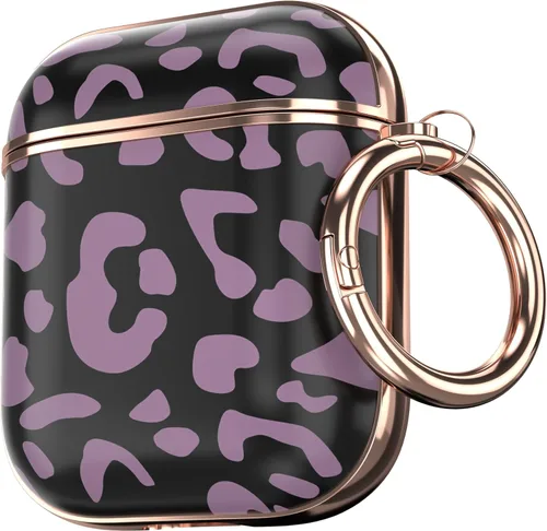 Miniatura 10 de Maxjoy Funda para AirPods, bonita funda protectora rígida para AirPod 2 Gen para mujeres y hombres con llavero para AirPods de 2ª generación de 1ª