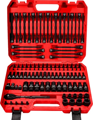 Miniatura 9 de SEDY E-TORX Juego de llaves de vaso de 14 piezas – Juego de llaves Torx hembra de primera calidad, enchufes Torque Star definitivos, enchufes Torx