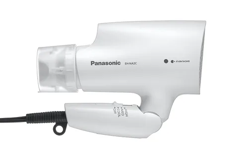 Miniatura 2 de Panasonic Nanoe - Secador de pelo compacto EH-NA2C-W (blanco) - Tecnología japonesa Nanoe, secador de pelo plegable de viaje con boquilla oscilante