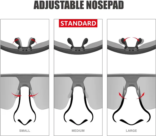 Miniatura 7 de Q217 HD Gafas de sol polarizadas para mujeres y hombres, ciclismo, correr, pesca, senderismo, golf, béisbol, voleibol, deportes al aire libre, Q217