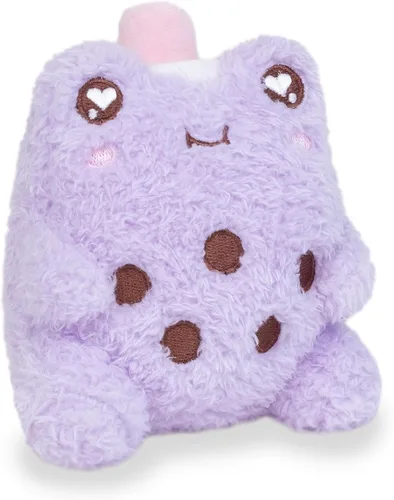 Miniatura 6 de Cuddle Barn PlushGoals - Mini Boba Wawa Clip súper suave y lindo Kawaii rana de peluche de animal de peluche, llavero para bolsa, 4 pulgadas