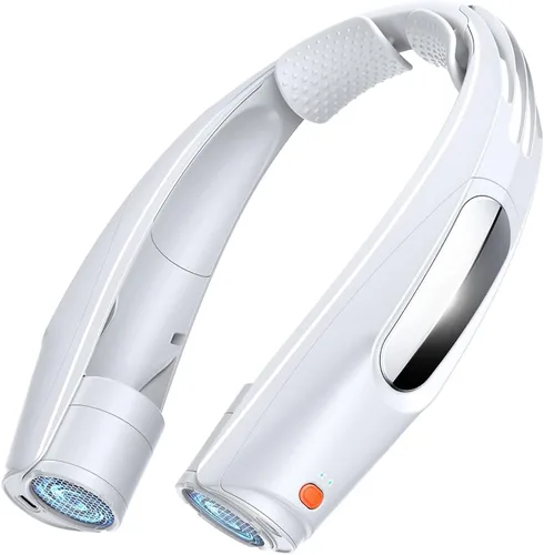 Miniatura 10 de ZEEFO Ventilador de cuello portátil, ventilador personal manos libres, funciona con batería de 6000 mAh, ventilador recargable USB con 6 velocidades