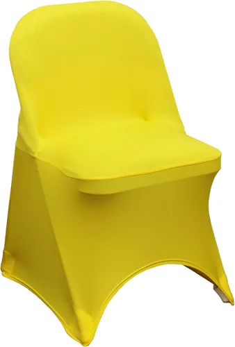 Miniatura 22 de YOUR CHAIR COVERS - Funda para silla plegable de elastano azul claro - Funda de cojín tapizada plegable elástica ajustable extraíble lavable