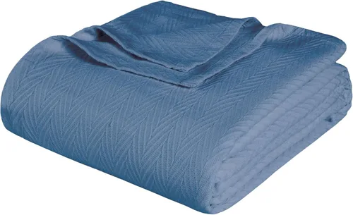 Miniatura 20 de Superior Metro - Manta de algodón para todas las estaciones, manta tejida para sofá, cama, ropa de cama, casa de campo, artículos esenciales